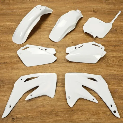 Miniatura 4 de HECASA Kit completo de reemplazo de plástico compatible con Honda CR85R 2003-2007 (Blanco)