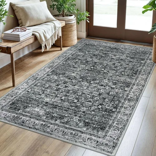 Miniatura 30 de SIILOOM Alfombra antideslizante de pasillo moderna de 2 x 5, súper suave, para pasillos, decoración para cocina, alfombras para pasillos sin 2-Verde