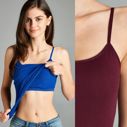 Miniatura 6 de Emmalise - Blusa de tirantes con brasier integrado para mujer