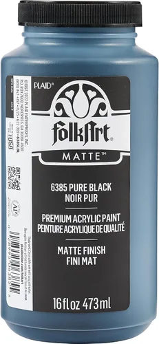 Miniatura 12 de FolkArt - Pintura acrílica mate en colores surtidos, 16 oz, Coffee Bean 16 Fl Oz
