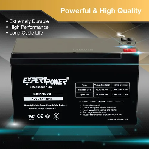 Miniatura 4 de Baterías de 12 volts para alarmas ExpertPower Paquete de 2