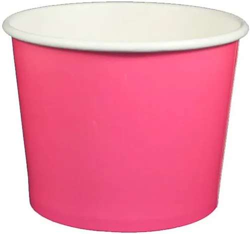 Miniatura 9 de Vasos de papel de yogur de 12 onzas, 1000 unidades (sólido-naranja)