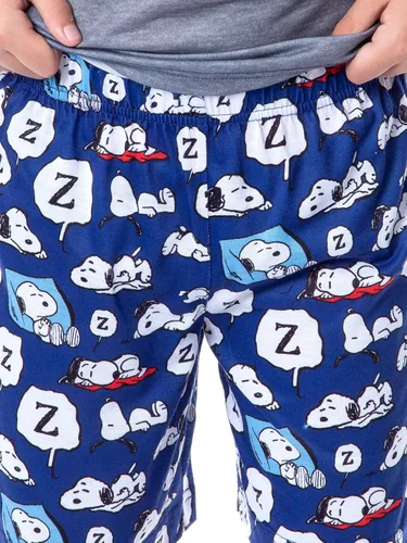 Miniatura 4 de INTIMO Peanuts Snoopy Nope Not Today - Conjunto de pijama corto con cuello redondo, Multi colorido