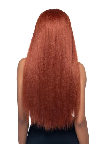 Miniatura 3 de Vivica A. Fox WNB-2, mezcla de cabello humano, peluca de encaje frontal, color rojo cobre
