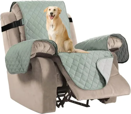 Miniatura 16 de H.VERSAILTEX Fundas Acolchadas Reversibles para Sillones Reclinables, Funda para Silla Reclinable Resistente al Agua, Protector de Muebles Lavable