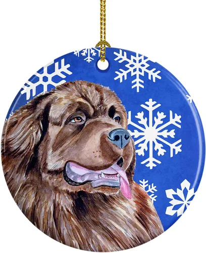 Miniatura 110 de Caroline's Treasures Cavalier Spaniel - Adorno de cerámica para colgar en el árbol de Navidad, para el hogar, Navidad, fiestas, regalo, 3 pulgadas