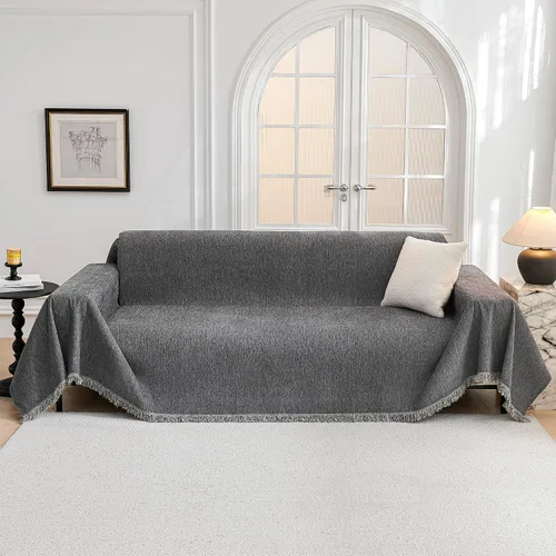 Miniatura 40 de MYSKY HOME Fundas para sillón, funda para silla reclinable, color beige, fundas de sofá para sofá modular en forma de L, fundas de sofá de gran