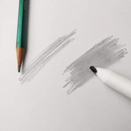 Miniatura 6 de 6 piezas de tocones de mezcla y tortillones, herramientas de dibujo de bocetos, mezcladores de arte de papel para dibujo de bocetos de estudiante