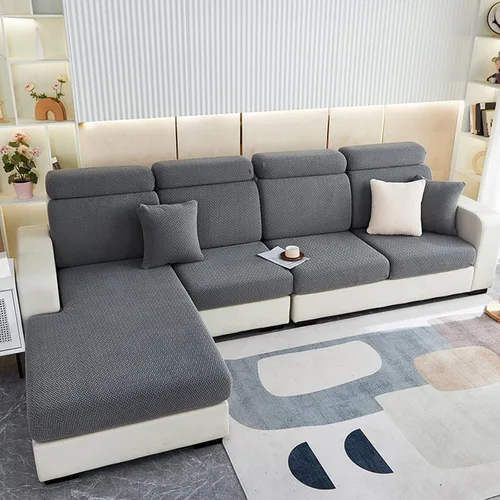 Miniatura 7 de Fundas elásticas para asiento de sofá, en forma de L, fundas de sofá seccionales, fundas de cojín lavables para sofá