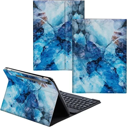 Miniatura 81 de Funda para Samsung Galaxy Tab S6 Lite 2022/2020 Teclado inalámbrico desmontable y cubierta de cuero PU Funda protectora para tableta para Samsung