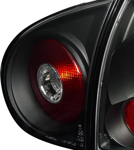 Miniatura 6 de SPEC-D TUNING JDM - Luces traseras negras compatibles con Volkswagen Golf MK5 GTI Rabbit R32 2006-2009, conjunto de par izquierdo + derecho