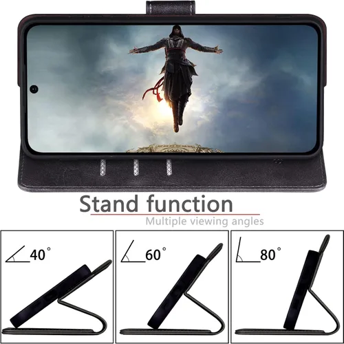 Miniatura 7 de SUANPOT para Samsung Galaxy S23 +/ Plus Funda tipo cartera con bloqueo RFID, soporte para tarjetas de crédito, funda protectora de libro tipo flip