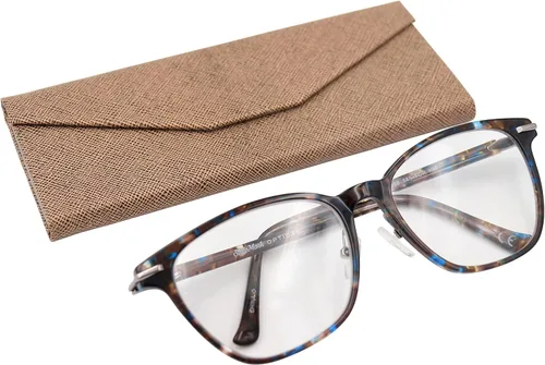 Miniatura 196 de Real Sic Funda para lentes de sol para hombres y mujeres, soporte magnético plegable para lentes de sol, inspirado en el color sólido