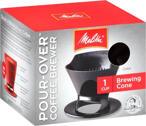 Miniatura 2 de Cafetera Melitta para preparación de una taza, color negro, 1, Negro