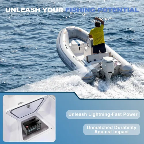 Miniatura 5 de Batería LiFePO4 de 12 V 100 Ah, más de 15000 ciclos y 95% de eficiencia, reemplazo ligero para solar/RV/Marine, BMS de 100 A integrado