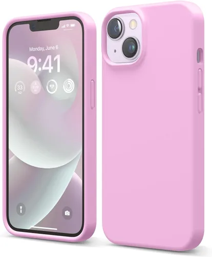 Miniatura 24 de elago Funda compatible con iPhone 14, de silicona líquida, funda protectora de cuerpo completo, a prueba de golpes, diseño delgado, forro