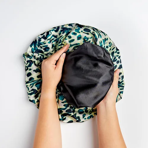 Miniatura 2 de Gorro reversible para el cabello Leopardo