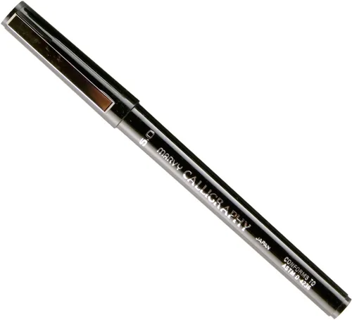 Uchida of America 6000B-C-1 - Marcador de caligrafía, 0.197 in, color negro