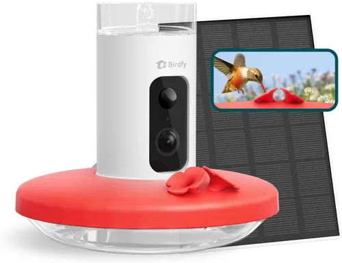 Miniatura 9 de Birdfy Alimentador de Colibríes con Cámara, Grabación Automática de Video de Aves, Notificación Instantánea, Vista en Vivo, Comederos Inteligentes