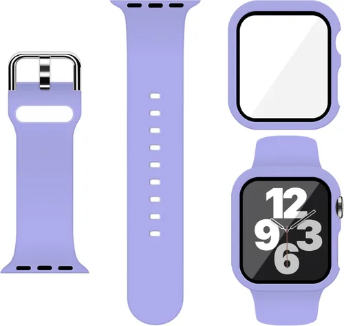 Miniatura 15 de Correa Deportiva de Silicona y Estuche con Protector de Pantalla para Apple Watch Series 11, Series 10, Series 9, Series 8, Series 7, Series 6 SE