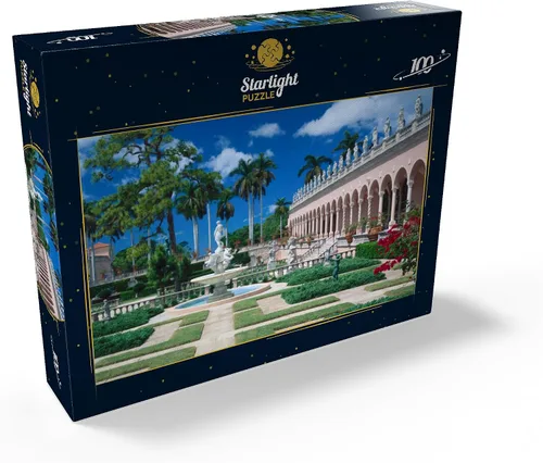 Miniatura 2 de MyPuzzle Inner Courtyard of The Ringling Museum of Art en Sarasota, Florida, Estados Unidos, rompecabezas prémium de 100 piezas para adultos