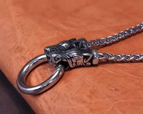 Miniatura 88 de Viking Thors Hammer Necklace Pendant - Vegvisir Aegishjalmur Helm of Awe Raven Huginn Muninn Pendant Necklace Amulet Talisman - Thor Necklace