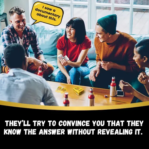 Miniatura 8 de Brilliant or BS? Un juego de trivia para conocerlo todos y grandes mentirosos gordos Divertido juego de trivia para amigos y familiares 4-6