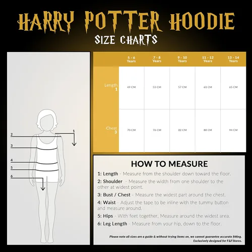 Miniatura 7 de Harry Potter Sudadera con capucha para niñas y adolescentes Hogwarts suave negrodoradorojo con cremallera