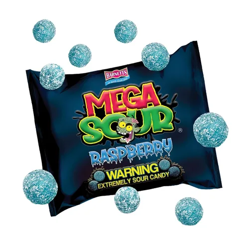 Miniatura 36 de Barnetts - Mega Sour Candy Apple 3.67 oz - Bolsas dulces de moda - Dulces tradicionalmente hechos a mano - Revestimiento agrio dura 20 segundos