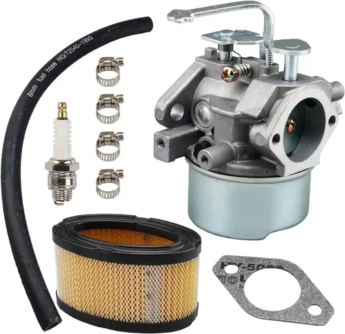 Miniatura 8 de 640152 Carburador con filtro de aire 33268/bujía/línea de combustible para Tecumseh HM80 HM90 HM100 640023 640051 640140 640152 640152A 8-10 HP