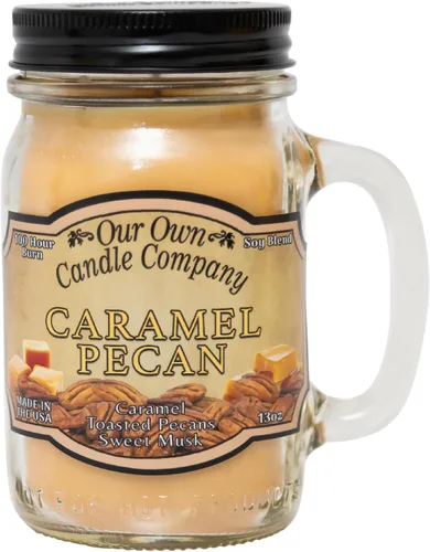Miniatura 12 de Our Own Candle Company, Orange Creamsicle - Vela perfumada en tarro de masón, 100 horas de tiempo de combustión, 13 onzas