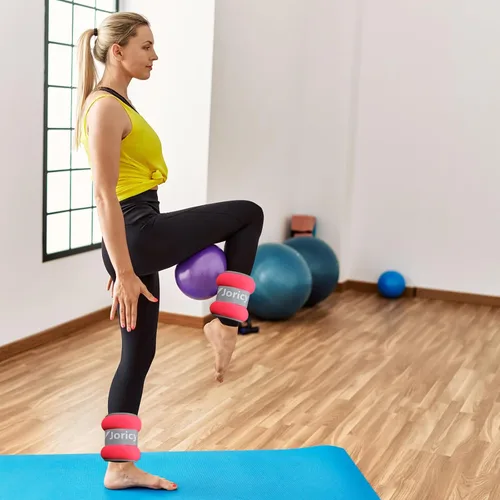 Miniatura 14 de Ankle Weights A Pair of 1/2/3/4/6/8/10/12/20 LBS Wrist Leg Arm Weights for Women Men with Adjustable Straps, Strength weighted for Physical Therapy