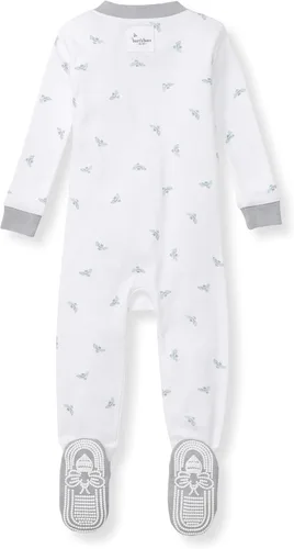 Miniatura 2 de Burt's Bees Baby Pijamas para bebés, 100% algodón orgánico, mameluco de una sola pieza, con cremallera, pijama de ajuste cómodo