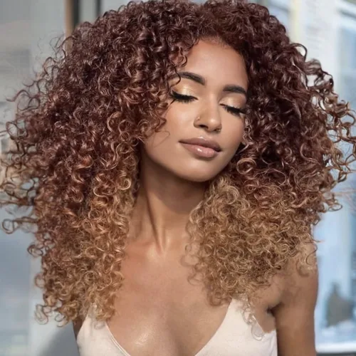 Miniatura 67 de GoGo Curl Crochet Hair 18 pulgadas onda de agua pelo sintético bohemio ganchillo trenzado jengibre onda profunda extensiones de cabello trenzado