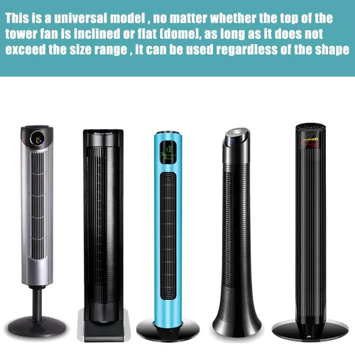 Miniatura 4 de NICENEEDED 2 fundas protectoras de poliéster para ventilador de torre a prueba de polvo, fundas protectoras para ventilador de torre lavables