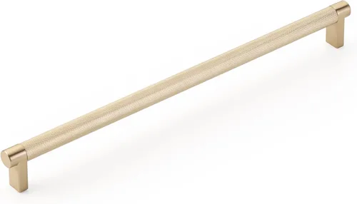 Miniatura 6 de Tiradores y pomos de cajones con textura moleteada de bronce champán, herrajes para gabinetes y muebles (tirador central de 3-1/2 pulgadas)