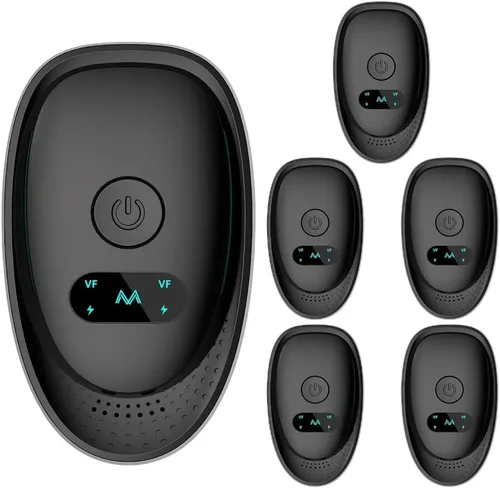 Miniatura 9 de Repelente ultrasónico de plagas, paquete de 6 – Repelente electrónico de plagas con 3 modos – Repelente ultrasónico de roedores e insectos