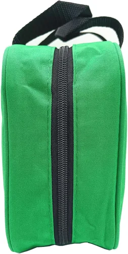 Miniatura 8 de Bolsa de primeros auxilios roja vacía de rescate de viaje para primeros auxilios, bolsa de emergencia para automóvil, hogar, oficina, cocina, Verde