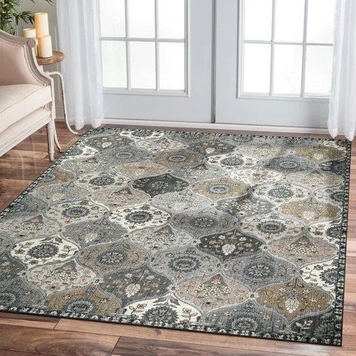 Miniatura 35 de Lahome - Alfombra de marroquí tejida, alfombra para cocina, pasillo, antideslizante, pasillo para entrada, pasillo de lavadero, dormitorio, 274 x