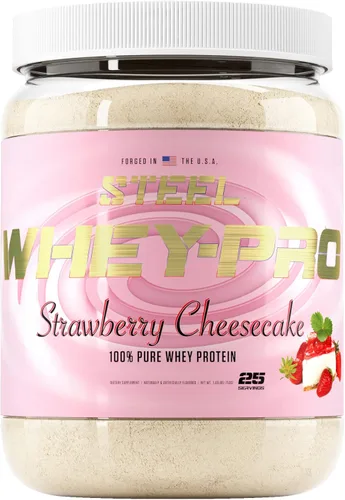 Miniatura 4 de Steel Supplements Whey-Pro Proteína de suero en polvo 100% pura para hombres y mujeres, chocolate con leche, ganancia muscular y recuperación