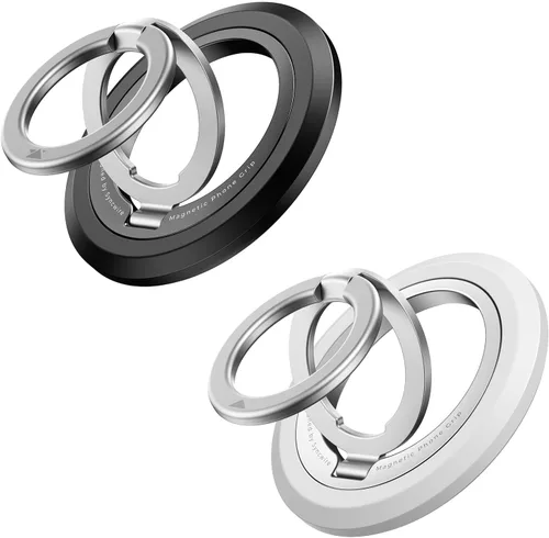 Miniatura 29 de SYNCWIRE Soporte de Anillo Magnético para Teléfono para MagSafe, Soporte de Agarre para Teléfono Celular con Rotación de 360°, Anillo para Dedo