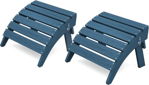 Miniatura 32 de KINGYES Otomana Adirondack plegable para silla Adirondack, Aruba