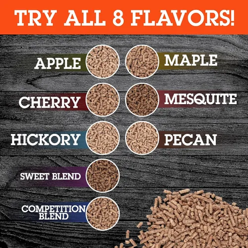 Miniatura 4 de Camerons Pellets para asar (manzana) - Gránulos para ahumar madera para ahumar y parrillas de barbacoa, combustible de barbacoa 100% natural secado