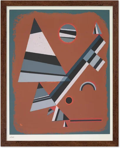 Miniatura 40 de Poster Master Póster vintage Wassily Kadinsky – Impresión retro delicada de tensión – Arte de formas geométricas – Arte abstracto – Arte moderno