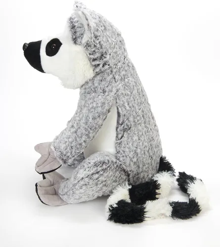 Miniatura 3 de The Petting Zoo Peluche de lémur de cola anillada, regalos para niños, animales salvajes del zoológico Onez, juguete de peluche de lemur de cola
