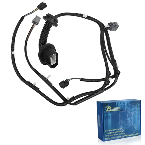 Miniatura 7 de Conjunto de cables de puente para puerta trasera izquierda compatible con Ford F-150 Crew Cab lado del conductor 2009-2014 Reemplazo de arnés