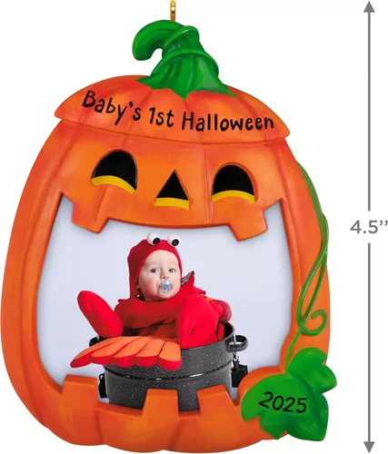 Miniatura 2 de Hallmark Keepsake Adorno de Halloween 2025, primer marco de fotos de Halloween 2025, decoraciones de Halloween
