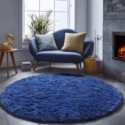 Miniatura 36 de ONASAR - Alfombra de pasillo negra de 2 x 6 pies, esponjosa, lavable, ultrasuave, afelpada, peluda, tapete para bebés, dormitorio de niños, armario