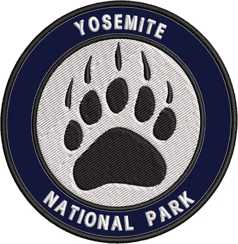Miniatura 5 de Parche bordado de garra de oso del Parque Nacional Yosemite, insignia decorativa para planchar o coser, emblema de vacaciones, recuerdo