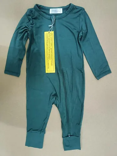 Miniatura 5 de Baby Unisex Soft Footies Zipper Closure Footless Pajama Sleepers Pjs N' Plays One-Piece Romper 0-24M